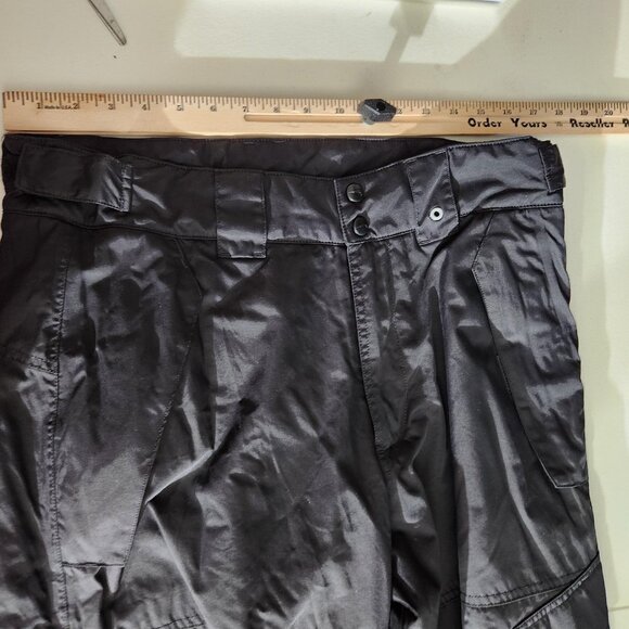 Polar Edge Snow Pants Mens Medium Black Insulated Ski Snowboard Gaiters Cargo - Picture 3 of 12